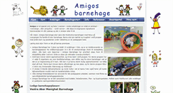 Desktop Screenshot of amigosbarnehage.no